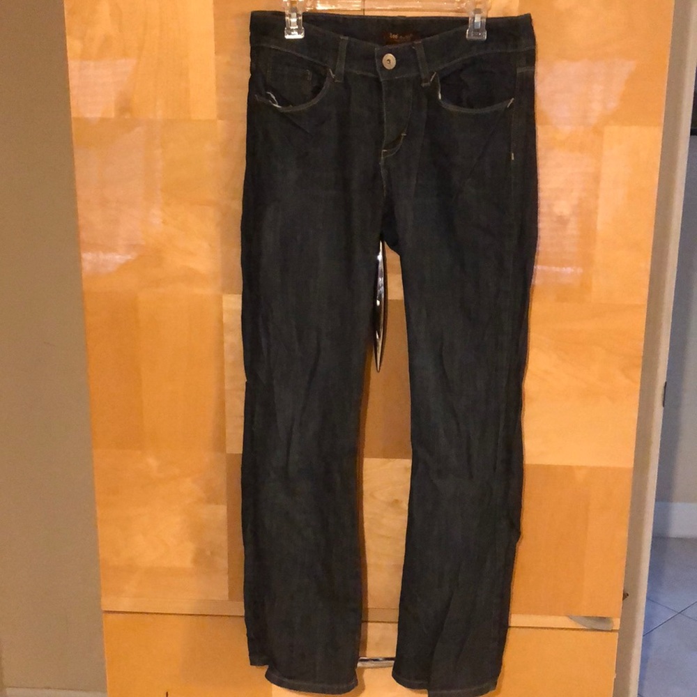 Dark denim jeans